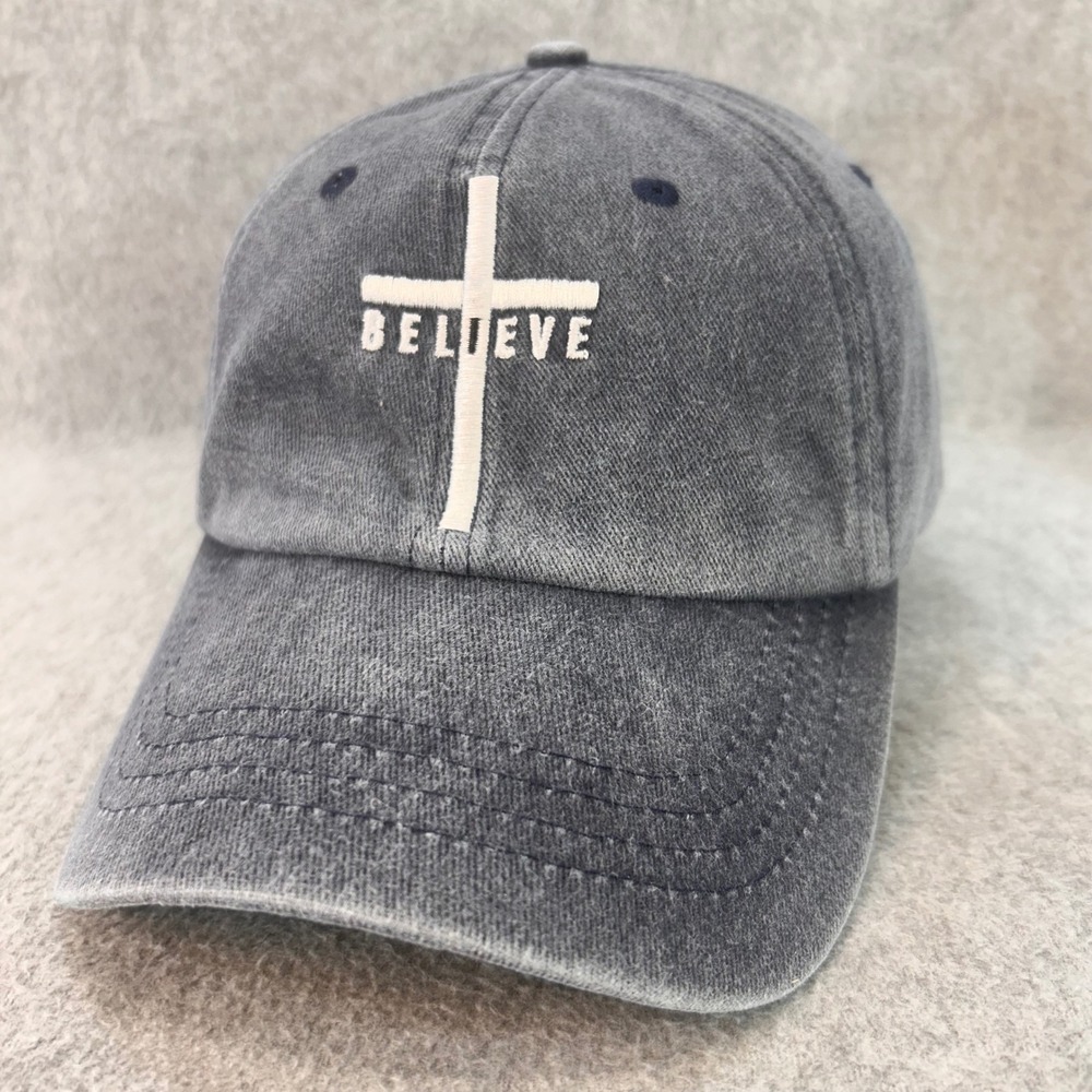 Believe Cross Unisex Unbranded Baseball Cap Embroidered Adjustable OSFM